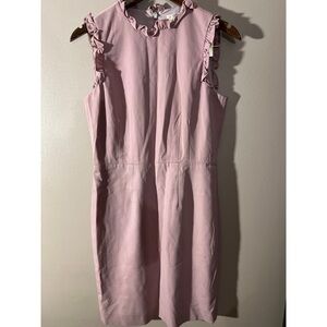RebeccaTaylor Elegant Pink Sleeveless Dress